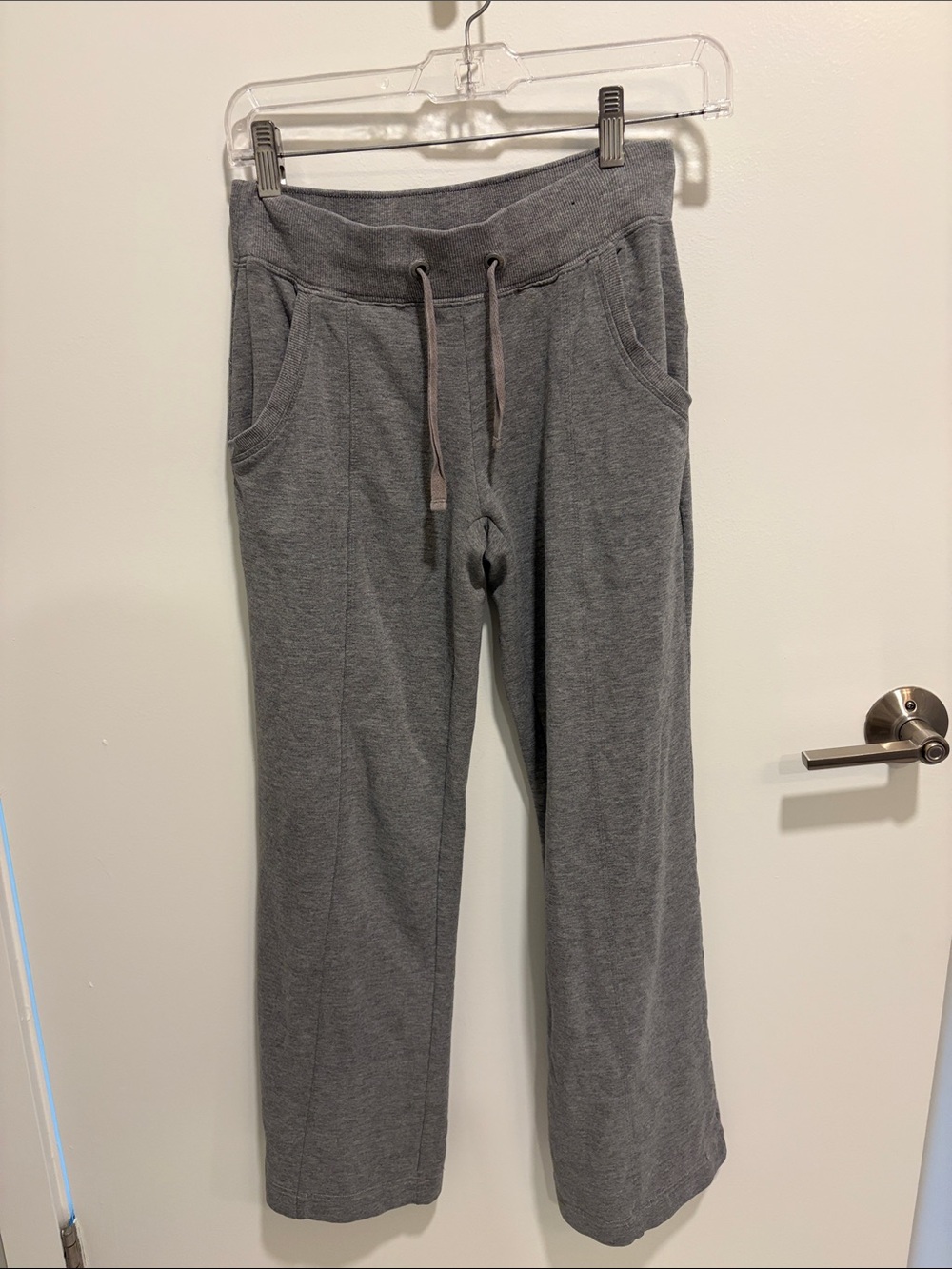 Gray Wide Leg Lounge Pants- XS Petite